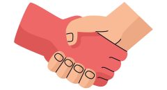 hands done deal gesture icon